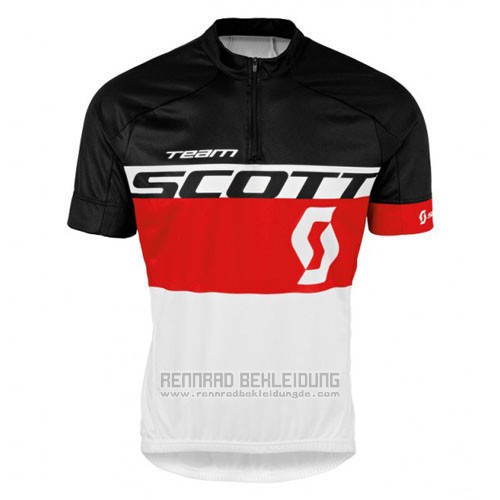 2016 Fahrradbekleidung Scott Gelb und Wei Trikot Kurzarm und Tragerhose