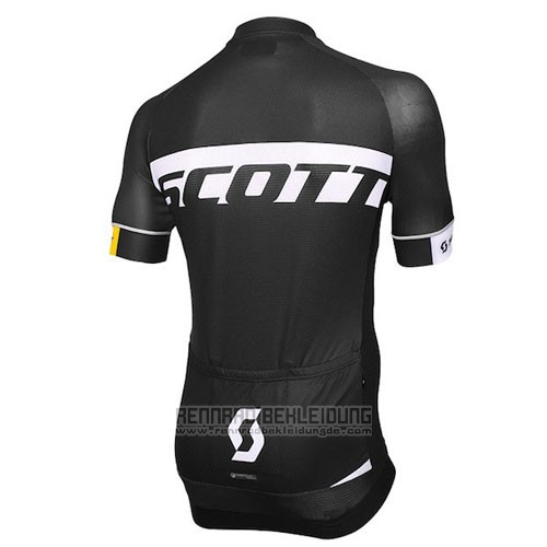 2016 Fahrradbekleidung Scott Shwarz Trikot Kurzarm und Tragerhose - zum Schließen ins Bild klicken