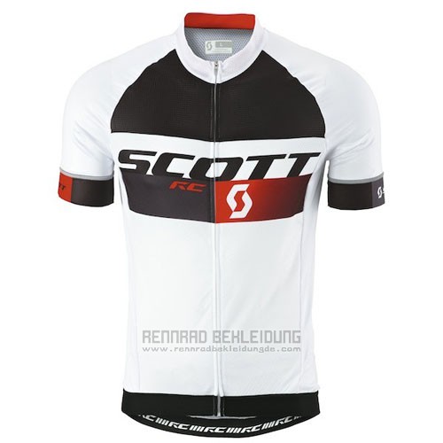 2016 Fahrradbekleidung Scott Wei Shwarz Trikot Kurzarm und Tragerhose