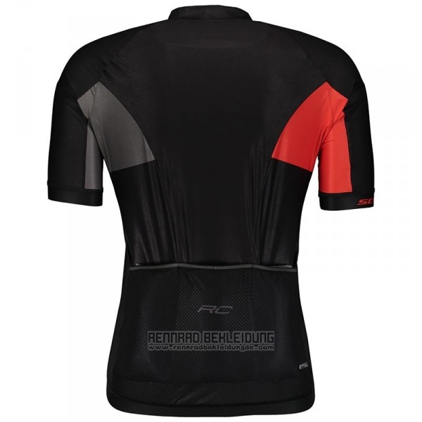 2018 Fahrradbekleidung Castelli Grau Rot Shwarz Trikot Kurzarm und Tragerhose