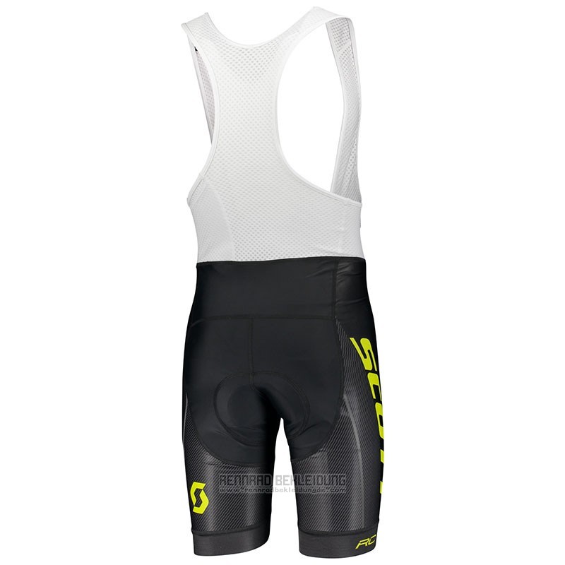 2018 Fahrradbekleidung Scott Rc Gelb Trikot Kurzarm und Tragerhose