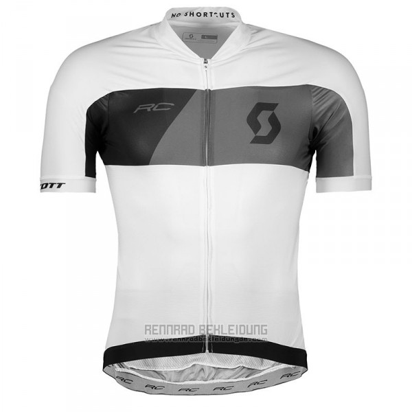 2018 Fahrradbekleidung Scott Rc Grau Wei Trikot Kurzarm Tragerhose - zum Schließen ins Bild klicken