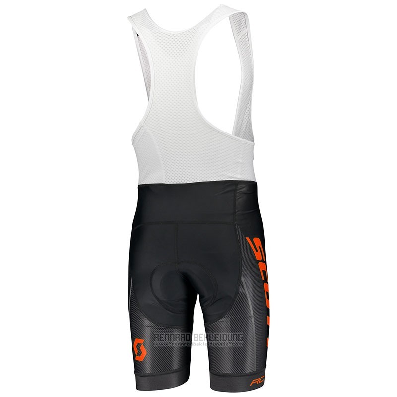 2018 Fahrradbekleidung Scott Rc Orange Trikot Kurzarm und Tragerhose