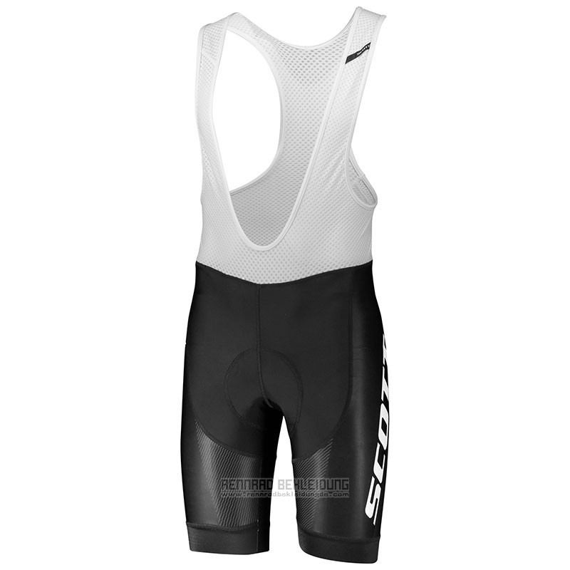 2018 Fahrradbekleidung Scott Rc Wei Trikot Kurzarm und Tragerhose