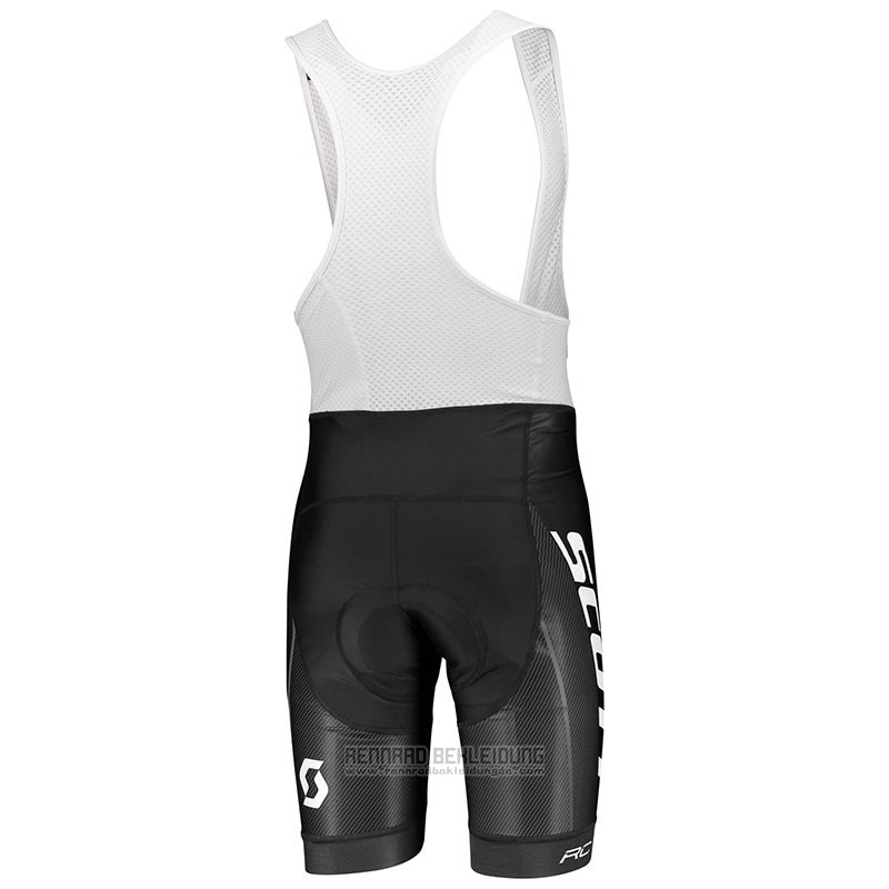 2018 Fahrradbekleidung Scott Rc Wei Trikot Kurzarm und Tragerhose