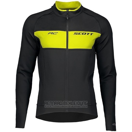 2019 Fahrradbekleidung Scott Rc Ff Gelb Shwarz Trikot Langarm und Tragerhose - zum Schließen ins Bild klicken