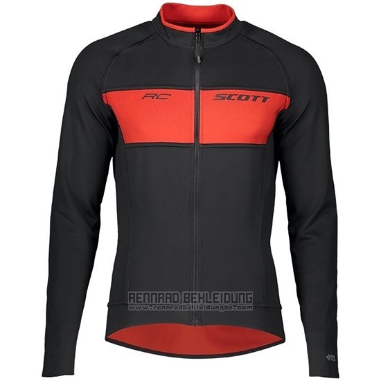 2019 Fahrradbekleidung Scott Rc Ff Shwarz Rot Trikot Langarm und Tragerhose