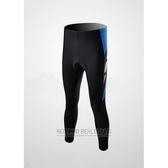 2010 Fahrradbekleidung Shimano Blau und Shwarz Trikot Langarm und Tragerhose