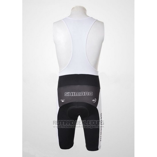 2010 Fahrradbekleidung Shimano Grau und Shwarz Trikot Kurzarm und Tragerhose - zum Schließen ins Bild klicken