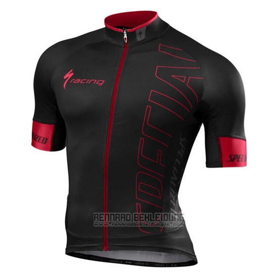 2016 Fahrradbekleidung Specialized Dunkel Rot und Shwarz Trikot Kurzarm und Tragerhose