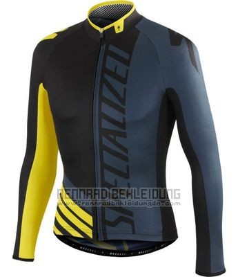 2016 Fahrradbekleidung Specialized Shwarz Trikot Langarm und Tragerhose