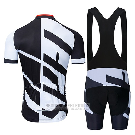 2019 Fahrradbekleidung Specialized Wei Shwarz Trikot Kurzarm und Tragerhose