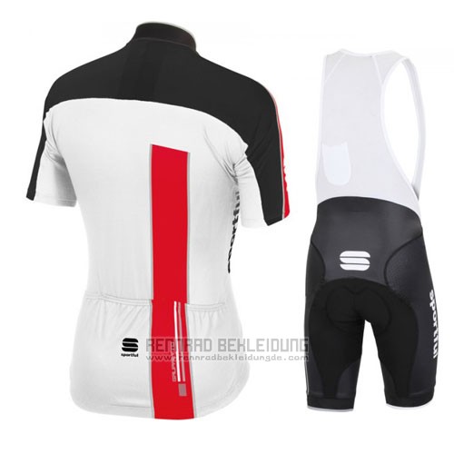 2016 Fahrradbekleidung Sportful Rot und Wei Trikot Kurzarm und Tragerhose - zum Schließen ins Bild klicken