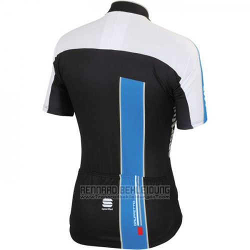 2016 Fahrradbekleidung Sportful Shwarz Blau Trikot Kurzarm und Tragerhose - zum Schließen ins Bild klicken