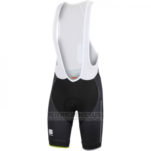 2016 Fahrradbekleidung Sportful Shwarz Grun Trikot Kurzarm und Tragerhose