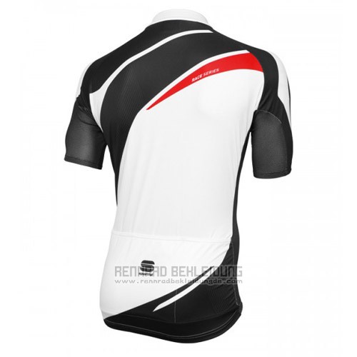 2016 Fahrradbekleidung Sportful Wei und Shwarz Trikot Kurzarm und Tragerhose