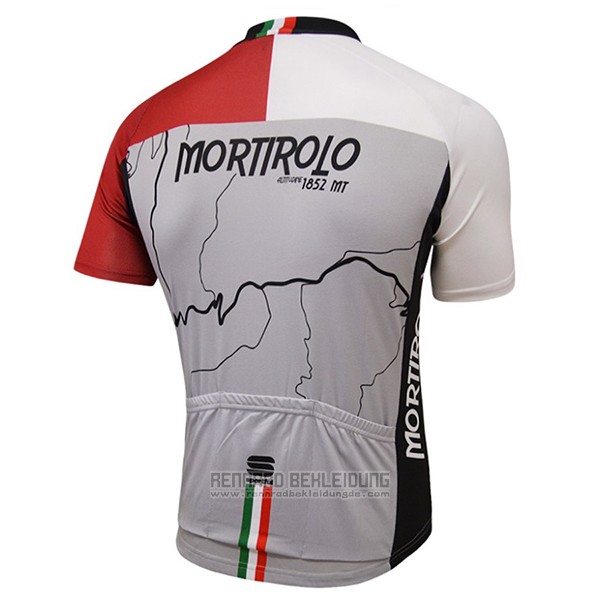 2017 Fahrradbekleidung Sportful Mortirolo Grau Trikot Kurzarm und Tragerhose