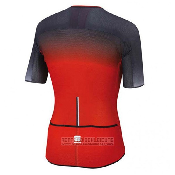 2017 Fahrradbekleidung Sportful R&d Ultraskin Rot und Grau Trikot Kurzarm und Tragerhose