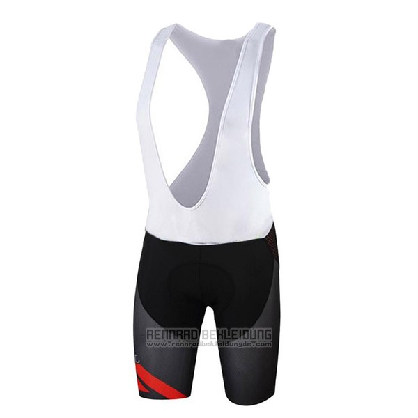 2017 Fahrradbekleidung Sportful Rot und Shwarz Trikot Kurzarm und Tragerhose