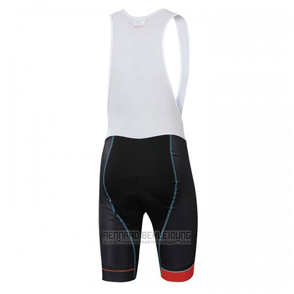 2017 Fahrradbekleidung Sportful Sc Blau und Shwarz Trikot Kurzarm und Tragerhose