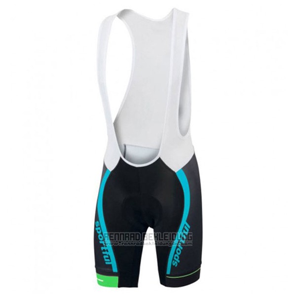 2017 Fahrradbekleidung Sportful Sc Hellblau und Shwarz Trikot Kurzarm und Tragerhose