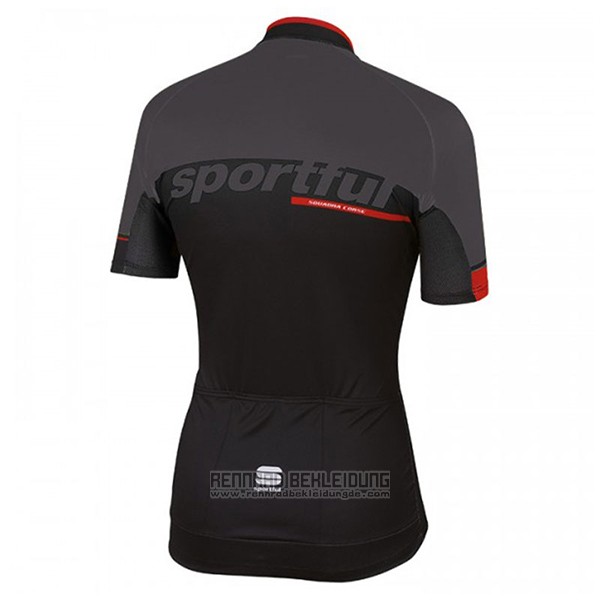 2017 Fahrradbekleidung Sportful Sc Shwarz Trikot Kurzarm und Tragerhose