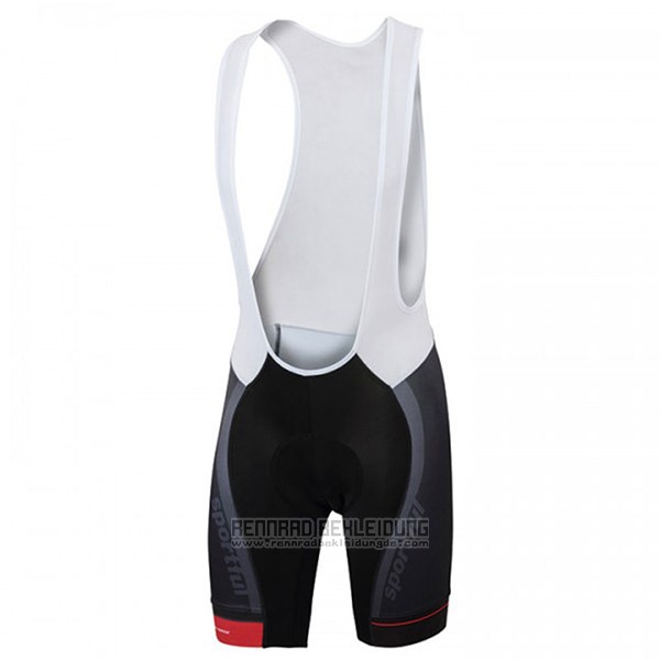2017 Fahrradbekleidung Sportful Sc Shwarz Trikot Kurzarm und Tragerhose