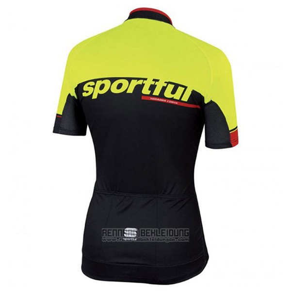 2017 Fahrradbekleidung Sportful Sc Shwarz und Grun Trikot Kurzarm und Tragerhose