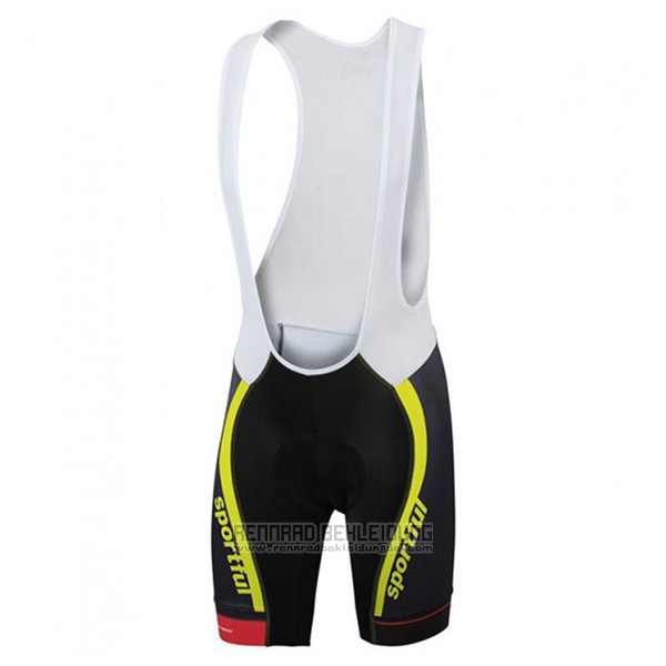 2017 Fahrradbekleidung Sportful Sc Shwarz und Grun Trikot Kurzarm und Tragerhose