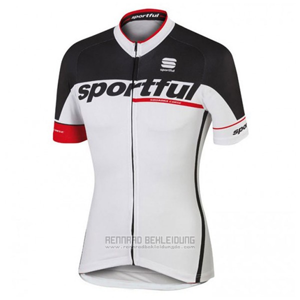 2017 Fahrradbekleidung Sportful Sc Wei Trikot Kurzarm und Tragerhose