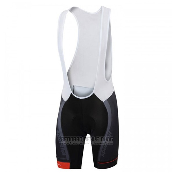 2017 Fahrradbekleidung Sportful Sc Wei und Orange Trikot Kurzarm und Tragerhose