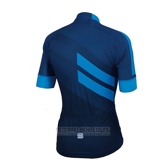 2018 Fahrradbekleidung Sportful Dunkel Blau Trikot Kurzarm und Tragerhose - zum Schließen ins Bild klicken