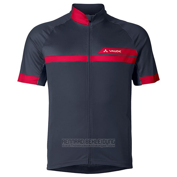 2017 Fahrradbekleidung Vaude Rot und Shwarz Trikot Kurzarm und Tragerhose