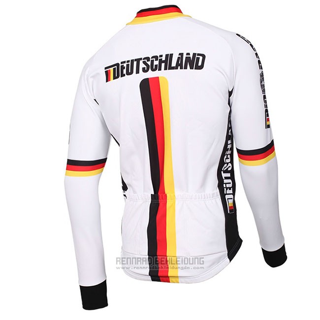 2018 Fahrradbekleidung Belgien Wei Trikot Langarm und Tragerhose