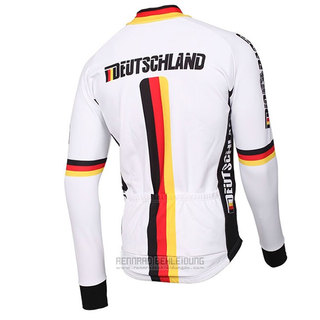 2018 Fahrradbekleidung Belgien Wei Trikot Langarm und Tragerhose - zum Schließen ins Bild klicken