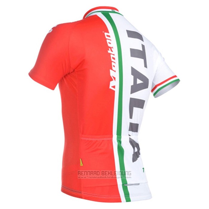 2021 Fahrradbekleidung Italien Rot Grun Trikot Kurzarm und Tragerhose