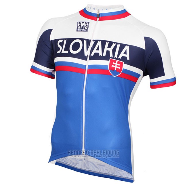 2018 Fahrradbekleidung Russland Blau Wei Trikot Kurzarm und Tragerhose - zum Schließen ins Bild klicken