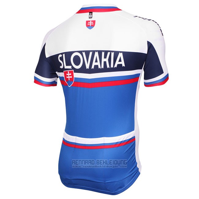 2018 Fahrradbekleidung Russland Blau Wei Trikot Kurzarm und Tragerhose