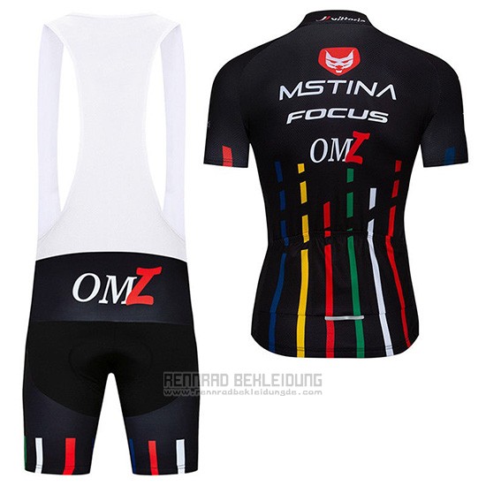 2019 Fahrradbekleidung Mstina Focus Shwarz Trikot Kurzarm und Overall