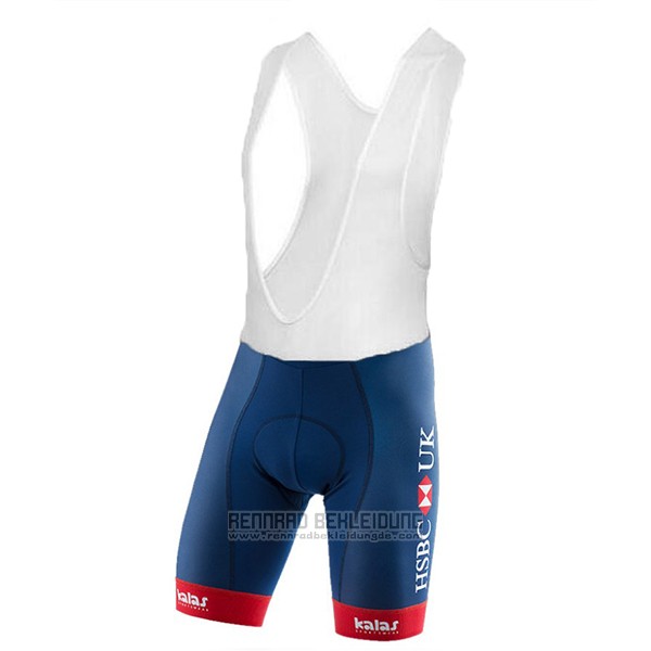 2017 Fahrradbekleidung Great Britain Blau und Wei Trikot Kurzarm und Tragerhose - zum Schließen ins Bild klicken