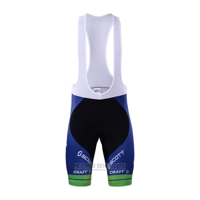 2017 Fahrradbekleidung Orica Bike Exchange Blau Trikot Kurzarm und Tragerhose