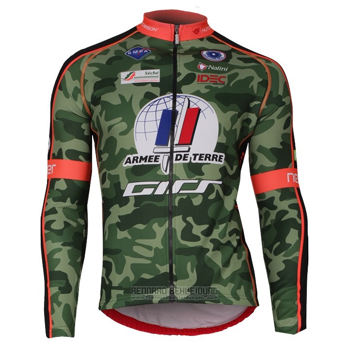 2018 Fahrradbekleidung Armee De Terre Tarnung Trikot Kurzarm und Tragerhose