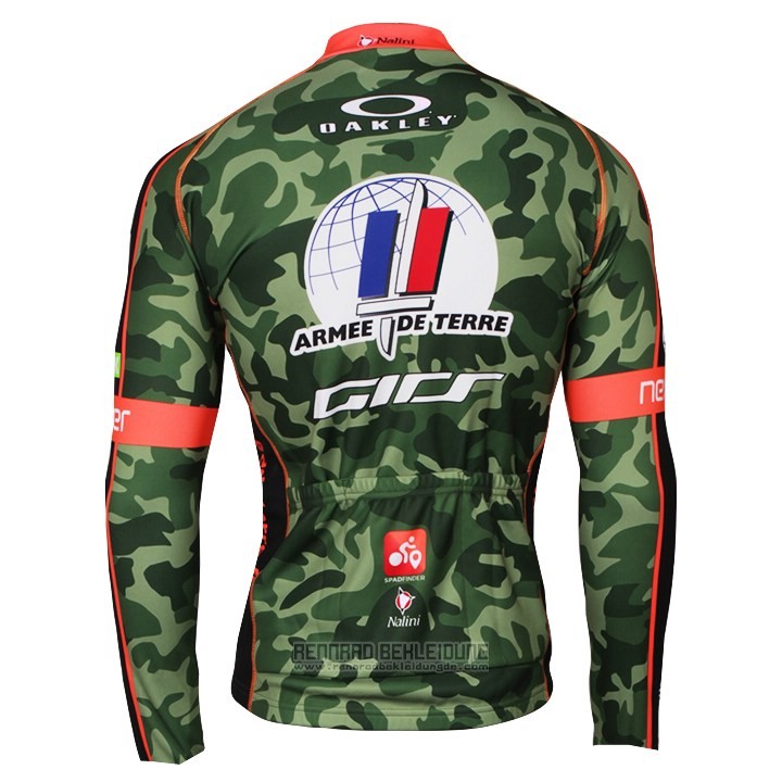 2018 Fahrradbekleidung Armee De Terre Tarnung Trikot Kurzarm und Tragerhose