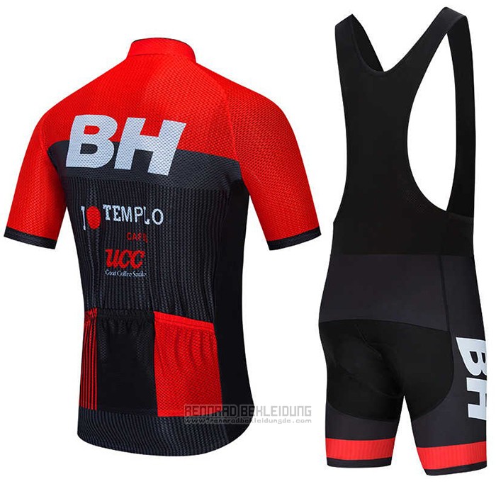 2020 Fahrradbekleidung BH Templo Rot Shwarz Wei Trikot Kurzarm und Tragerhose - zum Schließen ins Bild klicken