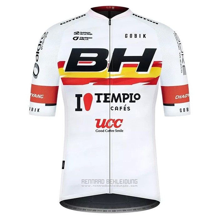 2021 Fahrradbekleidung BH Templo Wei Trikot Kurzarm und Tragerhose