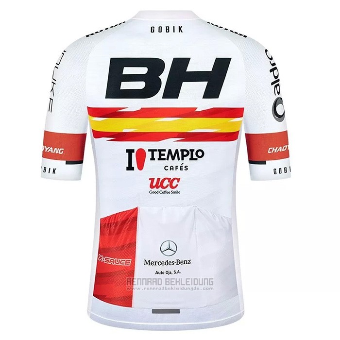 2021 Fahrradbekleidung BH Templo Wei Trikot Kurzarm und Tragerhose