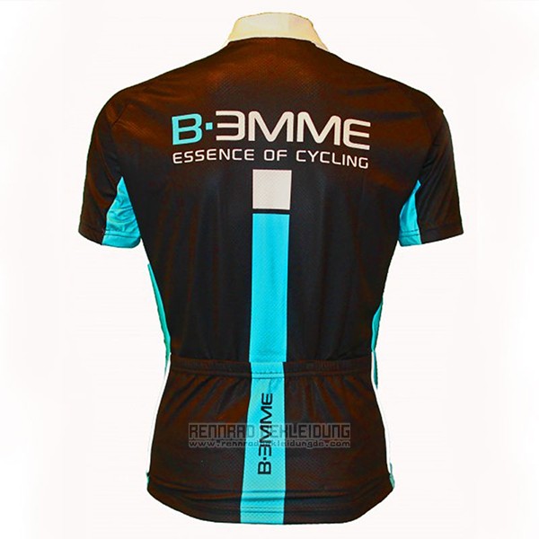 2017 Fahrradbekleidung Biemme Identity Shwarz und Blau Trikot Kurzarm und Tragerhose - zum Schließen ins Bild klicken