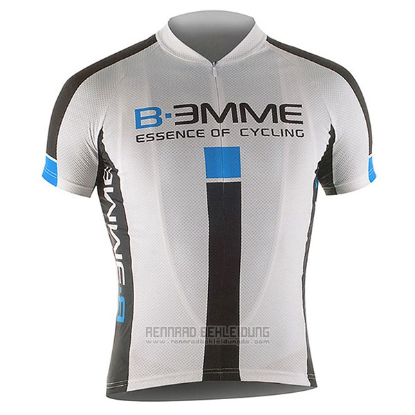 2017 Fahrradbekleidung Biemme Identity Wei Trikot Kurzarm und Tragerhose