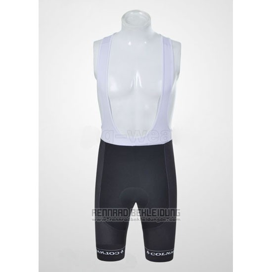 2011 Fahrradbekleidung Colnago Shwarz und Wei Trikot Kurzarm und Tragerhose