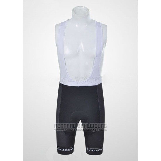 2011 Fahrradbekleidung Colnago Wei und Shwarz Trikot Kurzarm und Tragerhose